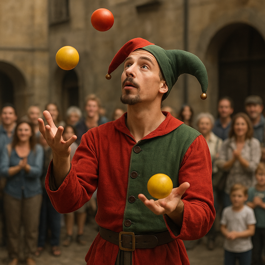 Kuglarz – sztuka i widowisko